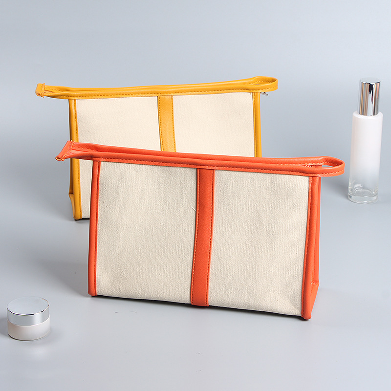 Travel Canvas Cosmetic Bag