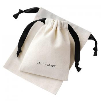 Cotton band mouth jewelry bag